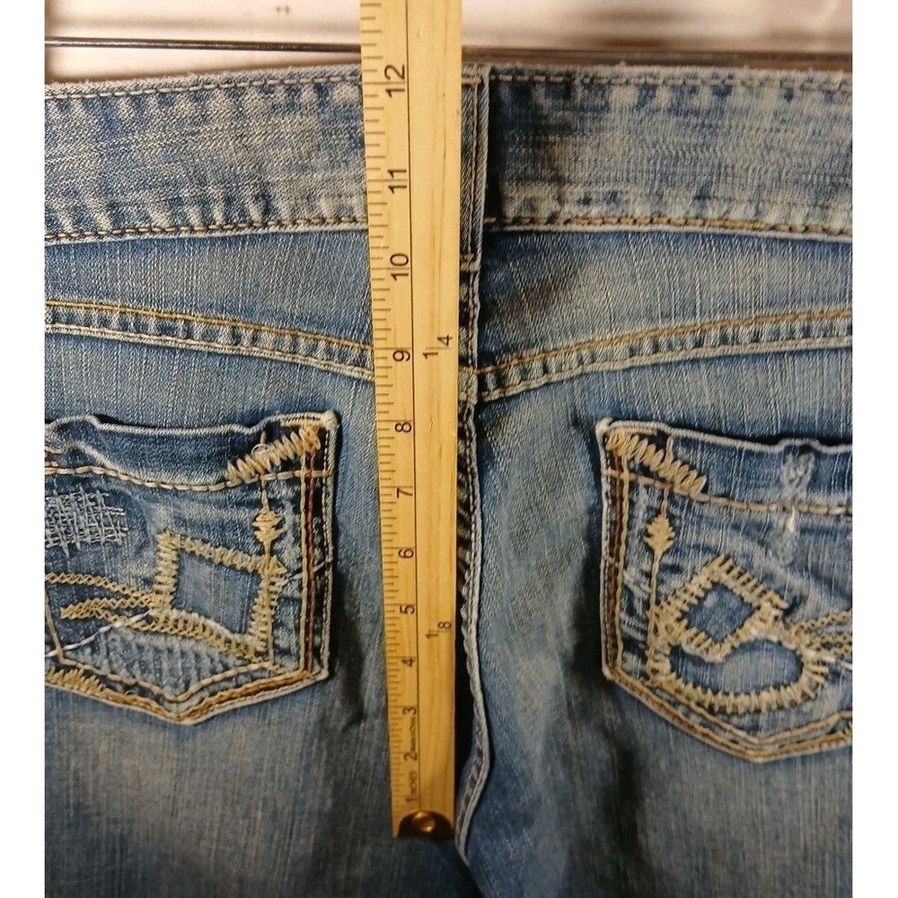 BKE Culture Womens Bootcut Jeans Blue Denim Medium Wash Size 30x31.5 - Picture 15 of 16
